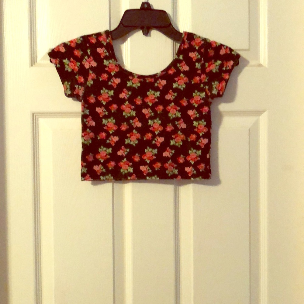 Floral crop top